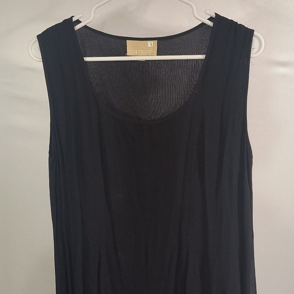 Capricorn Women's Medium Black High Low Dress - Picture 3 of 9